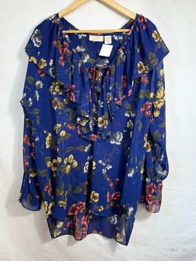 Vintage 1990s Victoria's Secret Gold Label Romantic Poet Blouse